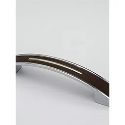 Rab Silver Toned & Brown Matte Finished Door Handle-picture-39