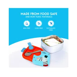 Rabitat Lunchmate Mini Stainless Steel Lunch Box with Spoon Totally Adorable - 500 ml image 4