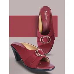 RACECOURSE Women Open Toe Block Mules-picture-36