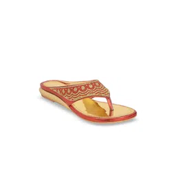 RACECOURSE Women Slip-On Embellished Open Toe Flats-picture-36