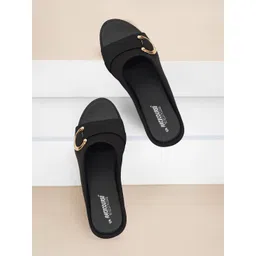 RACECOURSE Women Solid Open Toe Wedge Heel Sandals-picture-24