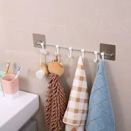 radhatex ZA10 Steel, White Towel Holder-picture-10