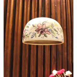 radhika dahlan Hand Painted Terracotta Dome Hanging Light-picture-19