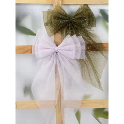 Radhu & Kabby Women Set of 2 Embellished Alligator Hair Clip-picture-10