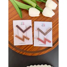 Radhya Accessories Women Set of 4 Bobby Pins-picture-13