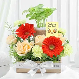Radiant Baby Shower Flower Arrangement-picture-33