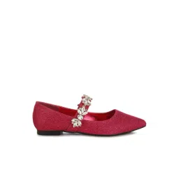 Rag & Co Women's Fuchsia Mary Jane Shoes-picture-23