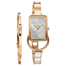 Titan Raga Power Pearls Quartz Analog Watch For Women With Mother of Pearl Dial Rose Gold Metal Strap-picture-22