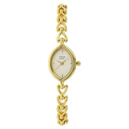 Titan Raga White Dial Women Watch With Metal Strap-picture-40