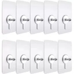 raghuvanshi Nail Free Wall Hook Screw Adhesive Non-Trace No Drilling Bathroom Installation Hook 10-picture-24