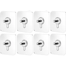 raghuvanshi Self Adhesive No Drill Water-Proof Nail Screw Hook for Bathroom and Kitchen Hook 8-picture-36