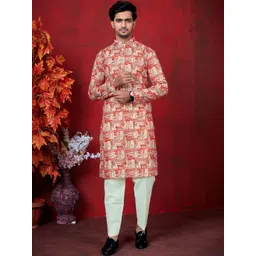 Raguvaanshikurta Men Handloom Pathani Kurta-picture-27