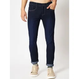 RAGZO Men Mid Rise Slim Fit Clean Look Stretchable Jeans-picture-29