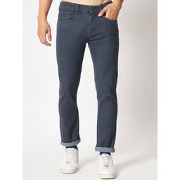 RAGZO Men Mid Rise Slim Fit Clean Look Stretchable Jeans-picture-31