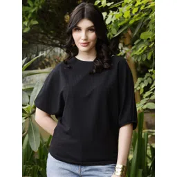 RAHI TRENDZ Women Drop-Shoulder Sleeves T-shirt-picture-16
