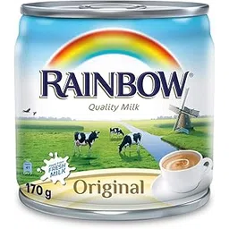 Rainbow Full Cream Sterilized, Evaporated Milk, 160 Millilitre - Cream-picture-25