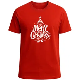 rainbowtees Men Printed Round Neck Cotton Blend Red T-Shirt-picture-25