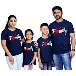 Set of 4 Pure Cotton T-Shirts | 8 Vibrant Colors | Men's Regular Fit/Women's Slim Fit | Half Sleeve Printed Tees-image-13