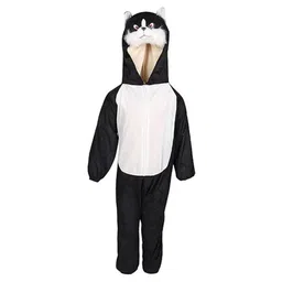 RAJ FANCY DRESSES Full Sleeves Cat Animal Theme Costume Dress - Black & White-picture-38