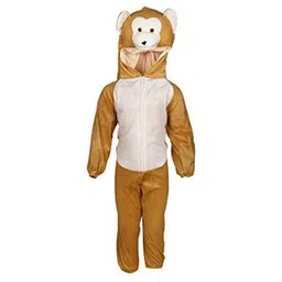 RAJ FANCY DRESSES Full Sleeves Monkey Animal Theme Costume Dress - Brown & White-picture-11