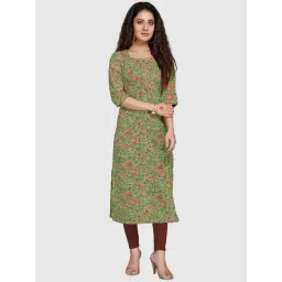 Rajnandini Green Printed Straight Kurta-picture-37
