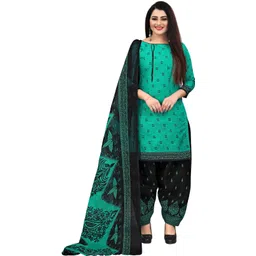 rajnandini Unstitched Cotton Blend Salwar Suit Material Printed-picture-22