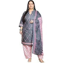 rajnandini Women's Cotton Blend Salwar Suit Set-picture-16