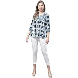 rajnandini Women's Cotton Regular Fit Top-picture-46