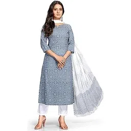 rajnandini Women's Pure Cotton Jaipuri Printed Kurta Set with Dupatta (JOPL-853-54-56-212-P)-picture-26