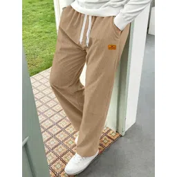 RAJOVATI Men Mid-Rise Loose Fit Trousers-picture-38