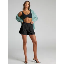RAJOVATI Women Relaxed Fit Mid-Rise Yoga Shorts-picture-38