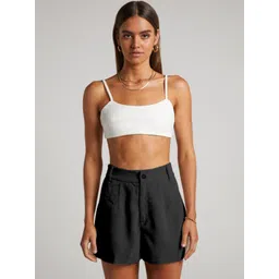 RAJOVATI Women Yoga Mid-Rise Above Knee Relaxed Fit Short-picture-36