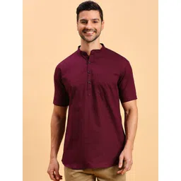 RAJUBHAI HARGOVINDAS Mandarin Collar Short Kurta-picture-27