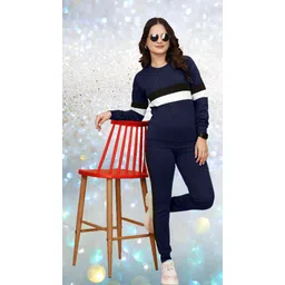 rakesh creation Striped Women Track Suit-picture-24