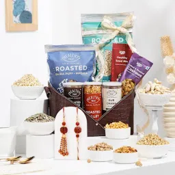 Rakhi Set With Dry Fruits And Healthy Mixes-picture-41