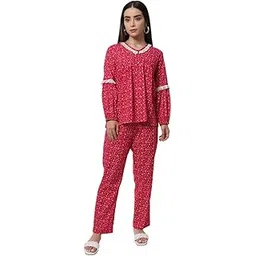 RAMAJIKK Cindrella Women's Night Suit Set | Premium Soft Cotton Top & Shorts | Breathable, Comfortable, Chic Loungewear | Stylish Sleepwear in Vibrant Colors & Prints-image-19