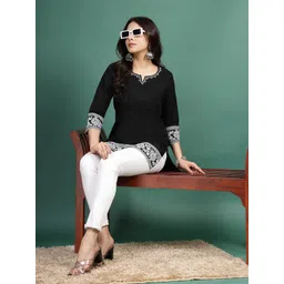 Ramas Floral Embroidered Cotton Top-picture-22