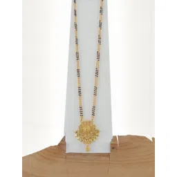 Ramdev Art Fashion Jwellery Brass Gold Plated Mangalsutra-picture-16