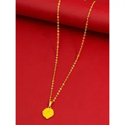 Ramdev Art Fashion Jwellery Gold-Plated Minimal Necklace-picture-38