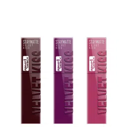 Ramp Walk Velvet Kiss Set Of 3 Waterproof Liquid Lipstick - 3.5 ml Each - Shade -2 - 3 -10-picture-28