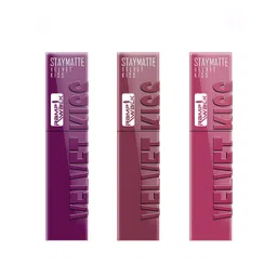 Ramp Walk Velvet Kiss Set Of 3 Waterproof Liquid Lipstick - 3.5 ml Each- Shade- 3- 4- 10-picture-12