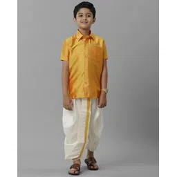 ramraj cotton Boys Shirt Dhoti Set-picture-39