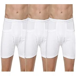 ramraj cotton Mens 100% Soft Combed Fine Jersey White Target Trunk (Pack of 3)-picture-50