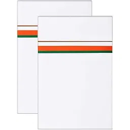 ramraj cotton Ramraj Men's Cotton White Fancy Border Dhoti Pack of 2-picture-35