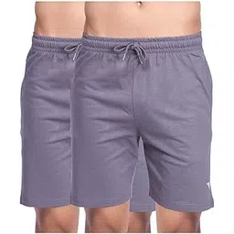ramraj cotton RAMRAJ Mens Solid Cotton Casual Pocket Shorts - Pack of 2-picture-42