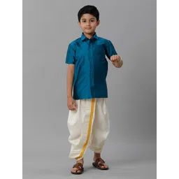 Ramraj Boys Ethnic Shirt With Dhoti Pants-picture-16