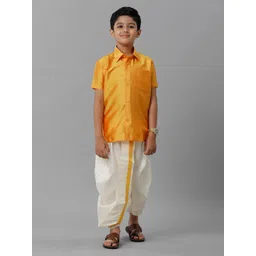 Ramraj Boys Ethnic Shirt With Dhoti Pants-picture-17
