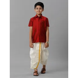 Ramraj Boys Ethnic Shirt With Dhoti Pants image 1