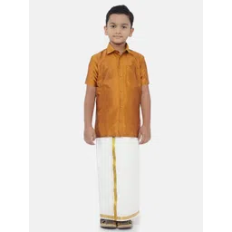 Ramraj Boys Pure Cotton Shirt With Dhoti-picture-39