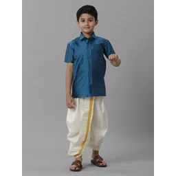 Ramraj Boys Shirt with Dhoti Pants-picture-28